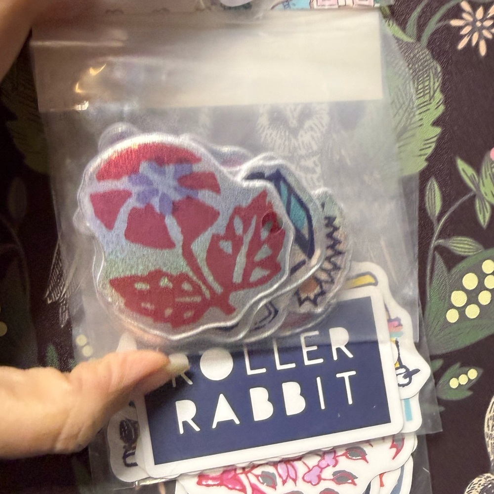 Roller Rabbit x Target NWT Colorful Vinyl Sticker Set - Picture 4 of 5